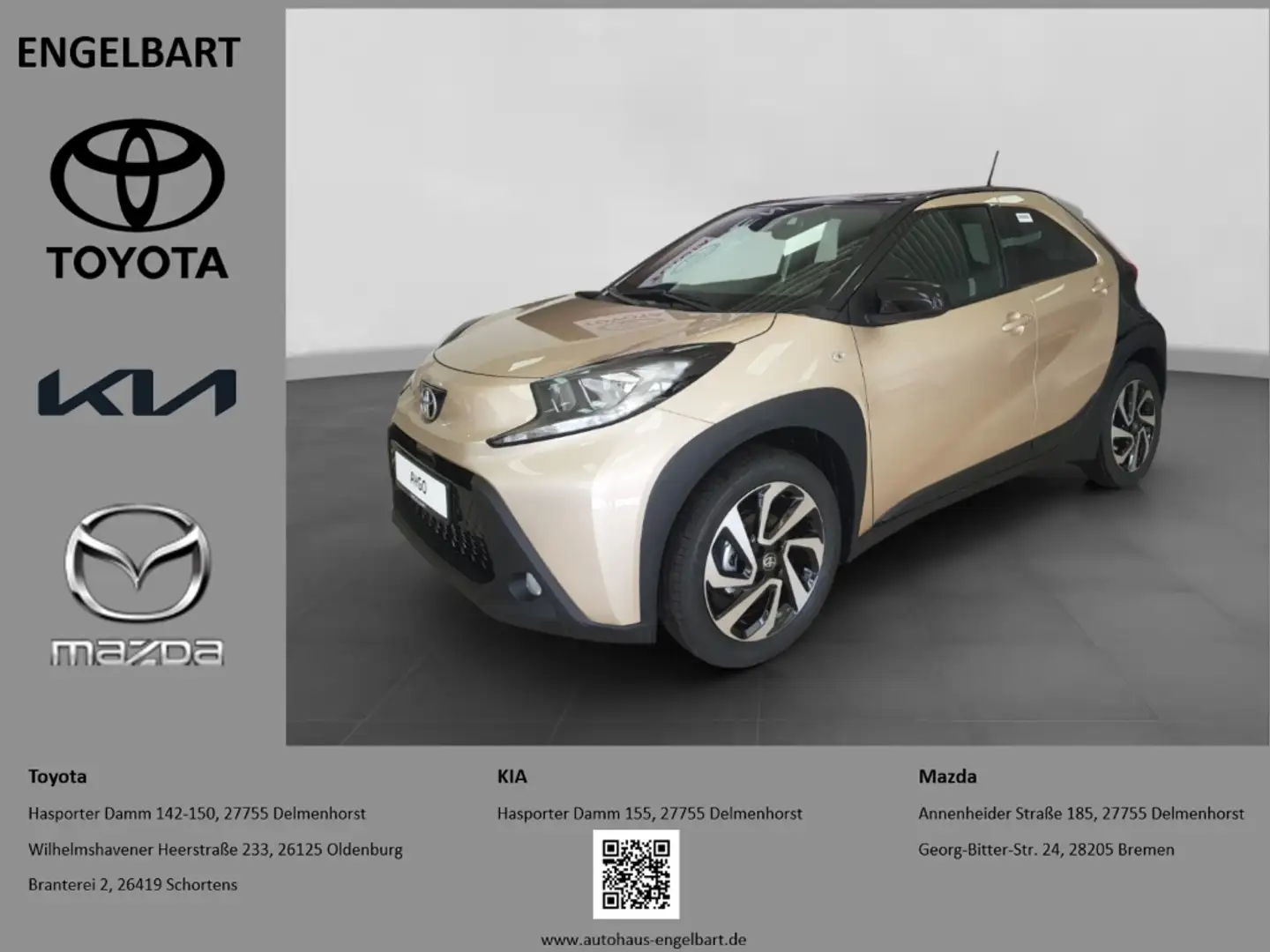 Toyota Aygo X 1.0 Team D Sitzheizung Rückfahrkamera Beige - 1