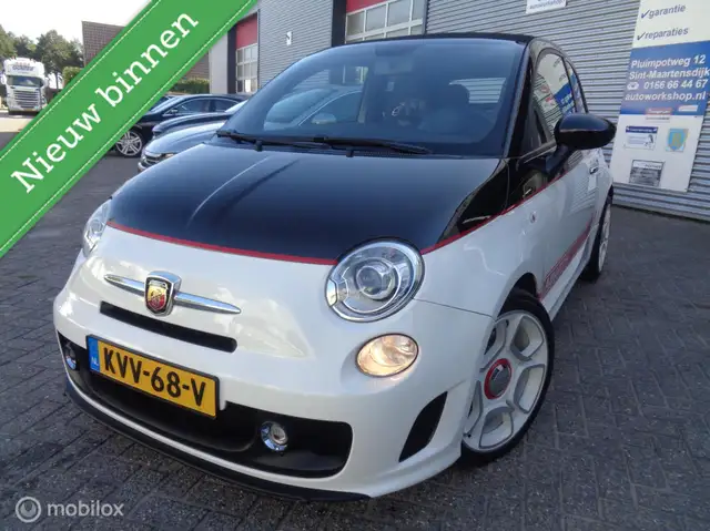 Fiat 500 Abarth Cabrio 1.4-16V Abarth/Bi-colore/Airco/Ecc/Lm velge