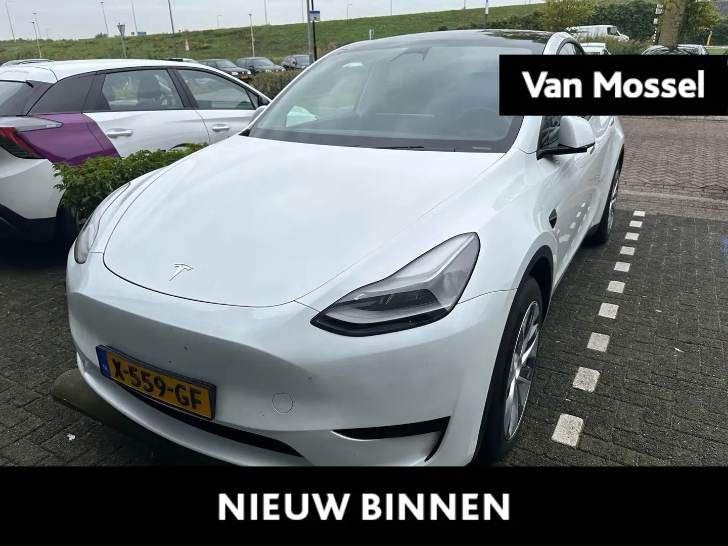 Tesla Model Y RWD 58 kWh 238 PK | Automaat | Leder | Camera | Pa Blanc - 1