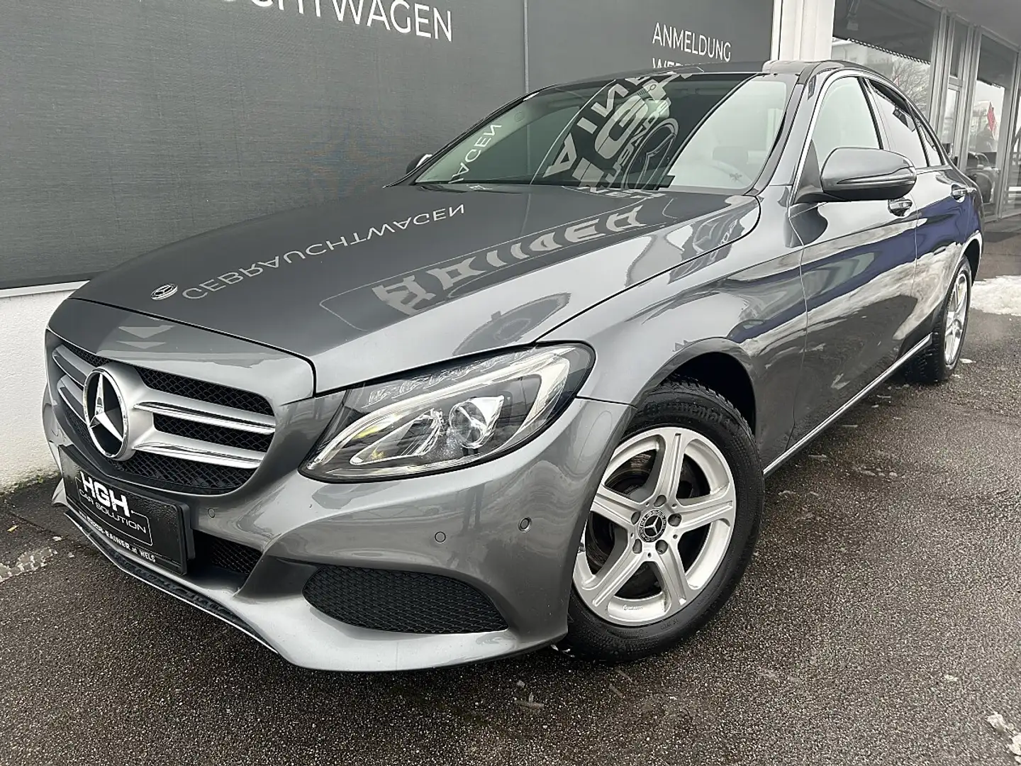 Mercedes-Benz C 180 Aut. Avantgarde Limousine / LED / NAVI Gris - 1