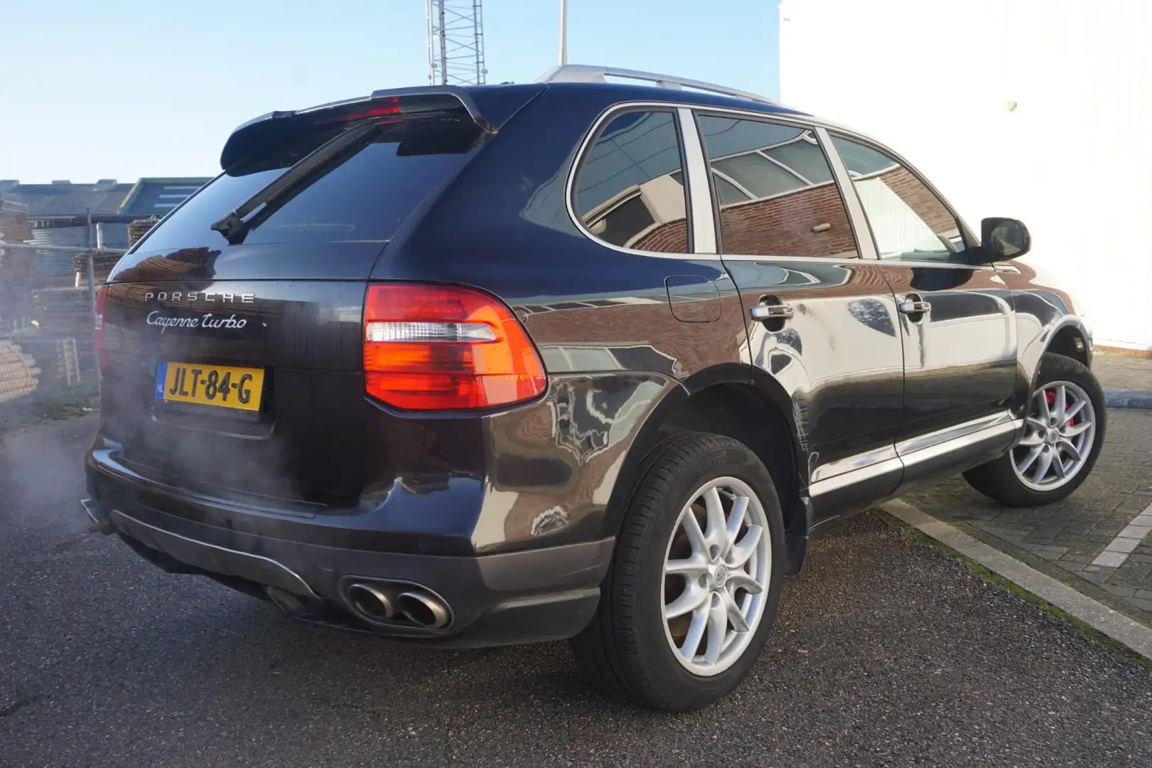 Porsche Cayenne 4.8 Turbo * Tik in de Motor * Schwarz - 2