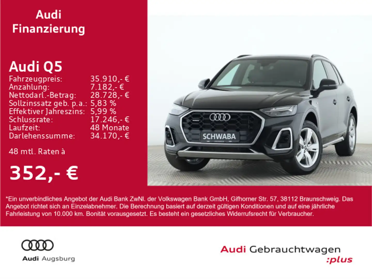 Audi Q5 55 TFSI e quattro 2x S line*LED*VIRTUAL*8fach Fekete - 1
