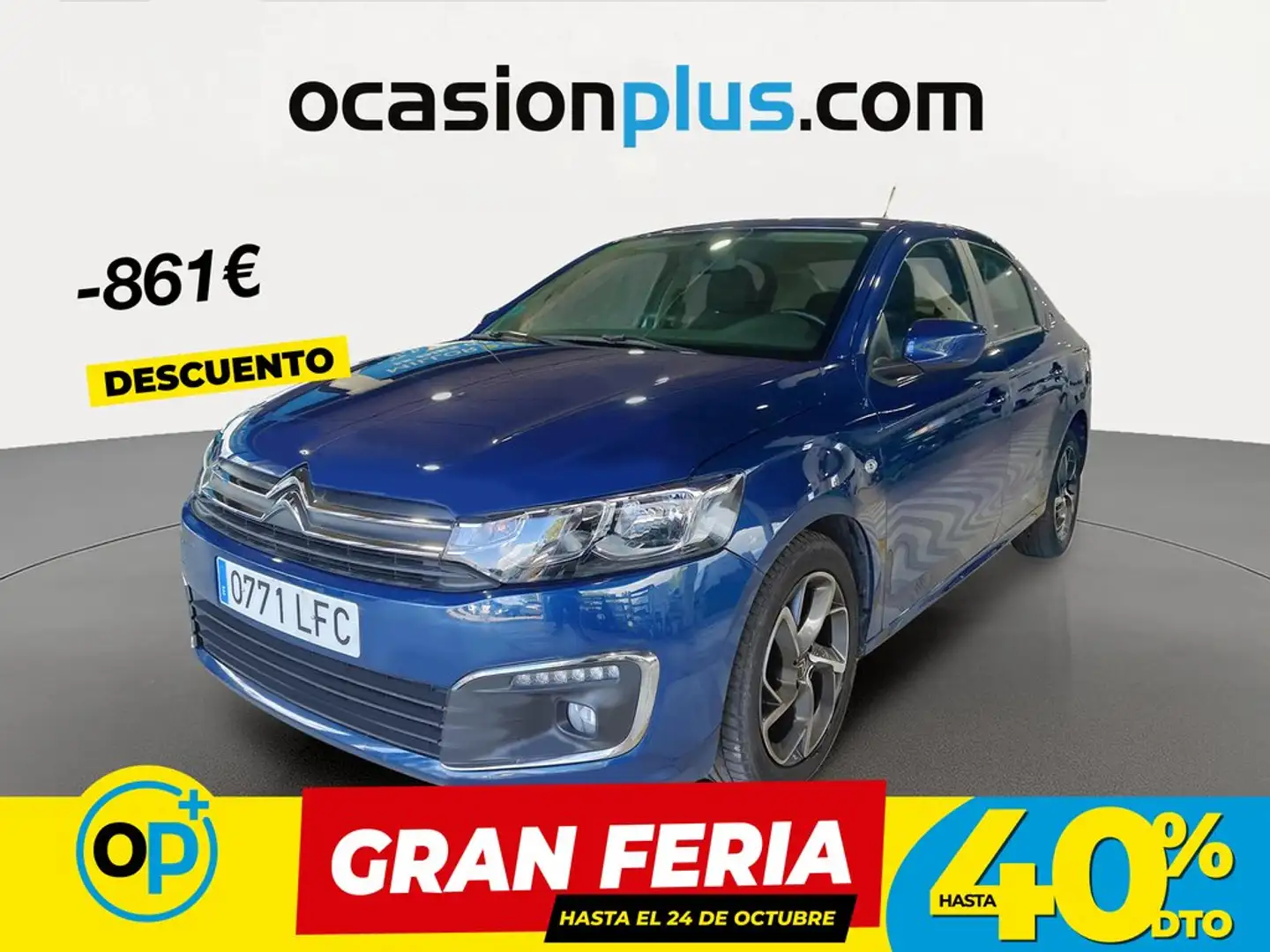 Citroen C-Elysée 1.5BlueHDi S&S Shine 100 Azul - 1