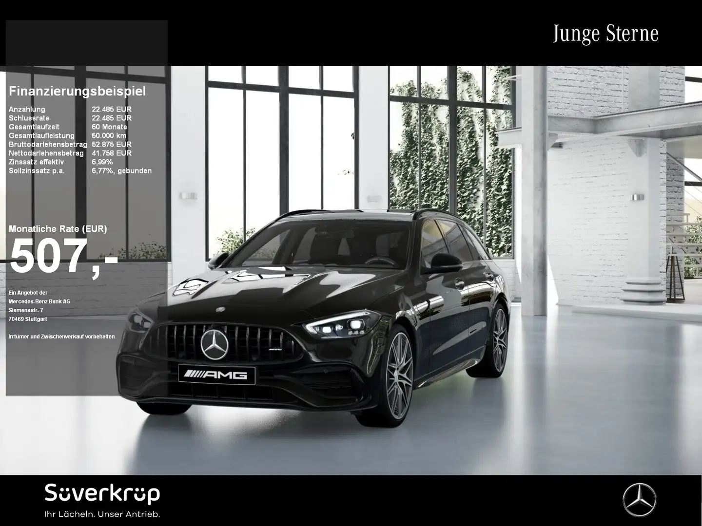 Mercedes-Benz C 43 AMG C 43 T AMG 4M , AMG BURM NIGHT PREMIUM MEMO 360 Noir - 1