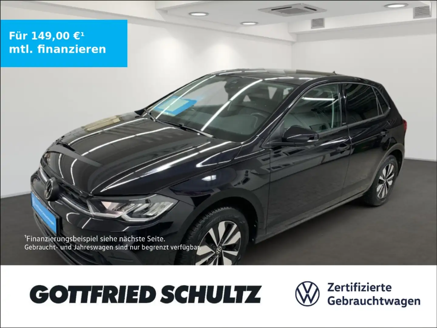 Volkswagen Polo Pano Navi Parkpilot 1.0 TSI DSG ACC NAVI PDC Sitzh Schwarz - 1