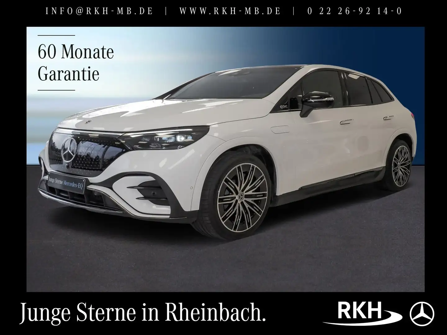 Mercedes-Benz EQE 500 EQE 500 4M SUV AMG Lin Night/Pano/Distr/360°/AHK Blanc - 1
