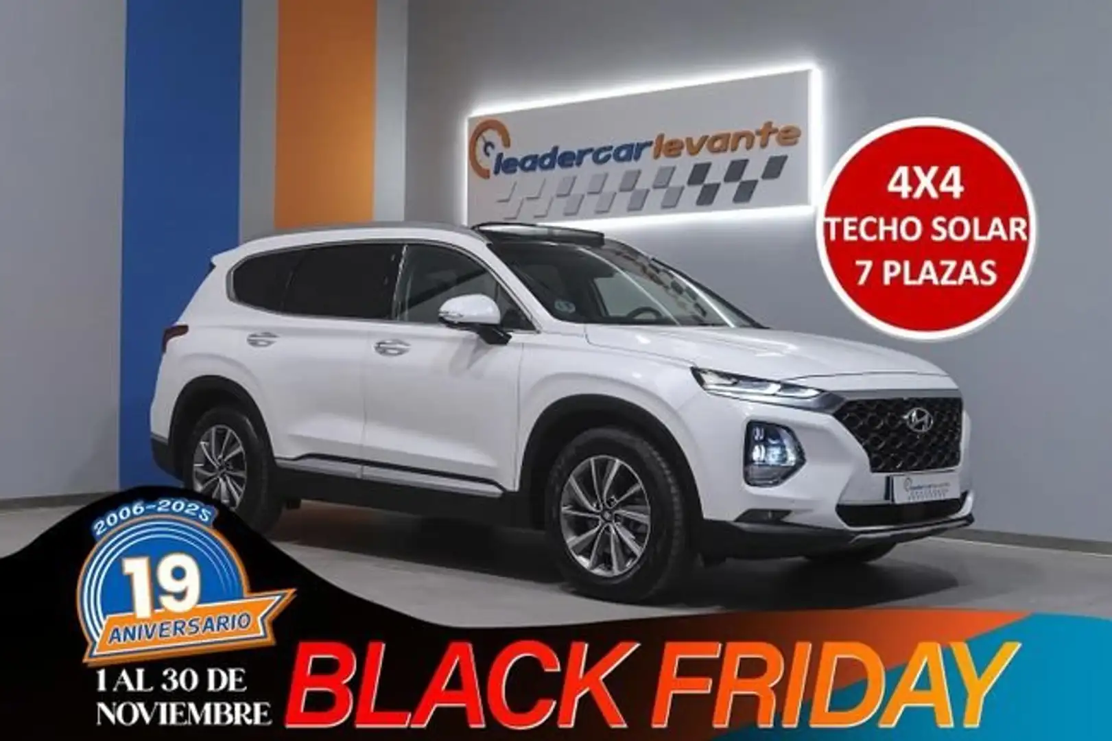 Hyundai SANTA FE 2.2 CRDI STYLE AUTO 4X4 DK 200CV Blanco - 1