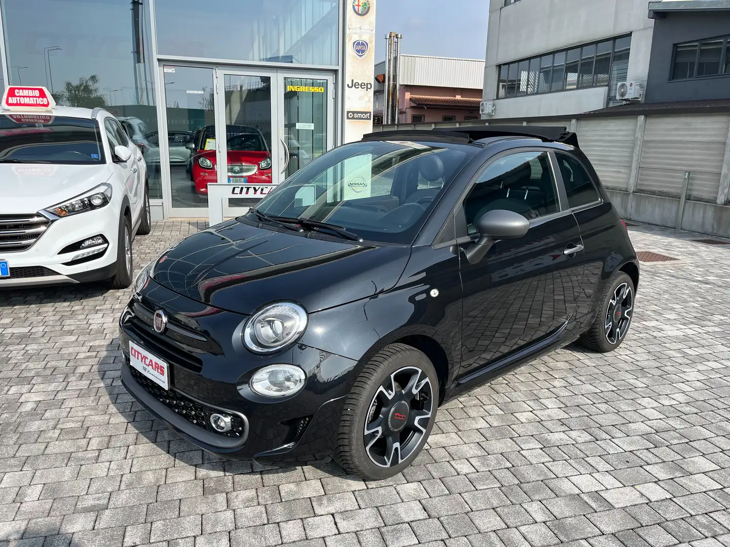 Fiat 500C 1.2 S s&s Solo 43000 Km !! Ok Neopatentati !! Noir - 1