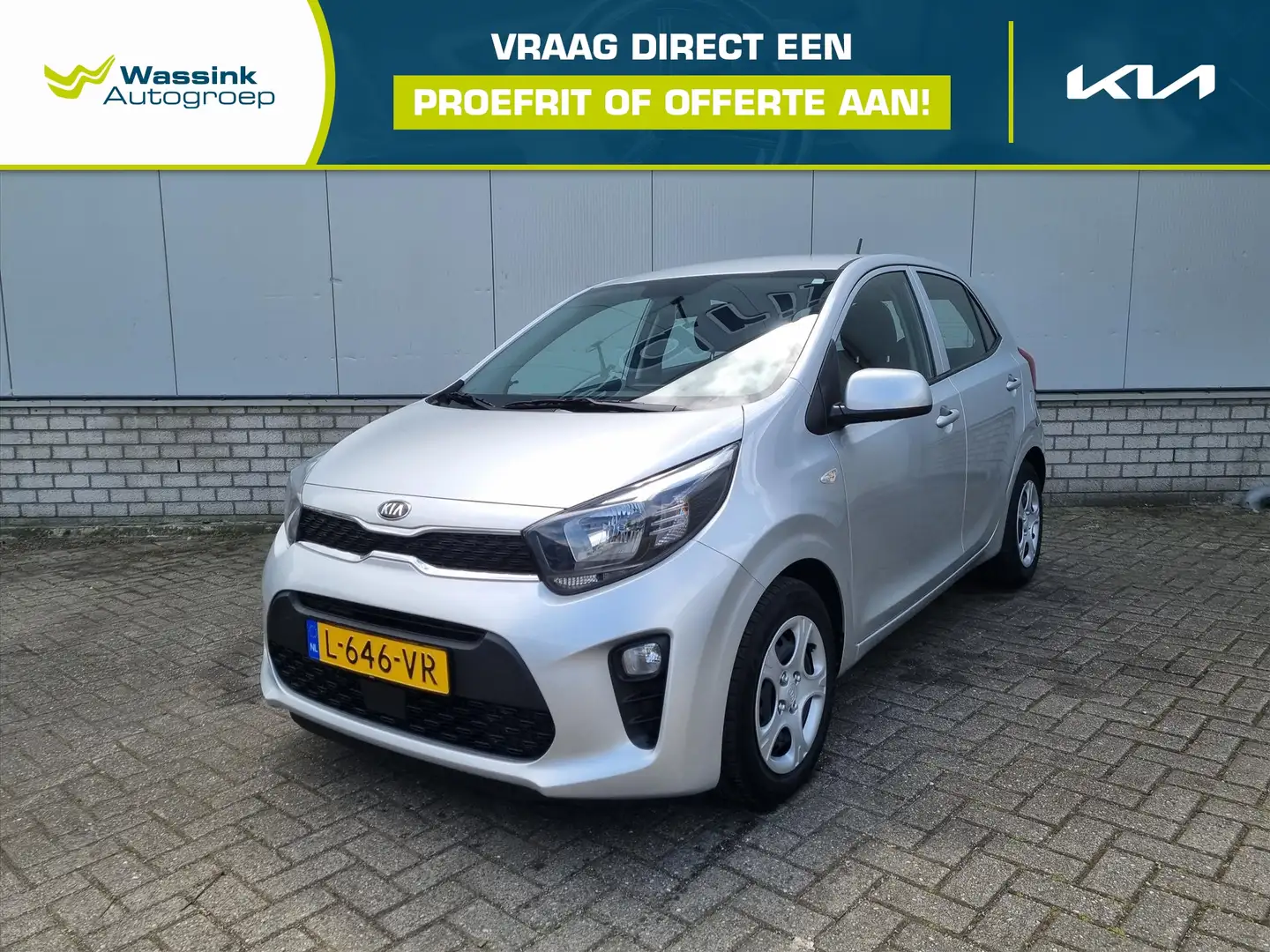 Kia Picanto 1.0 MPi 67pk Automaat ComfortLine | Cruise Control Grey - 1