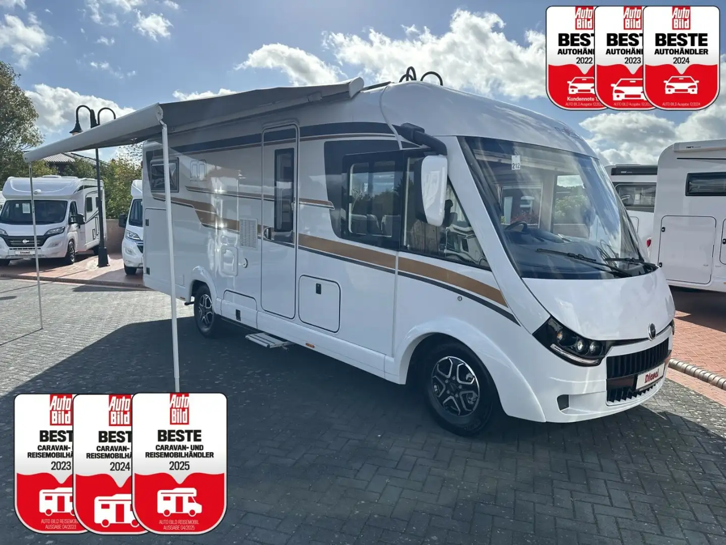 Malibu Carthago I460 LE 132kw 4,25t UNBENUTZT +TwoRoom+TV Bianco - 1
