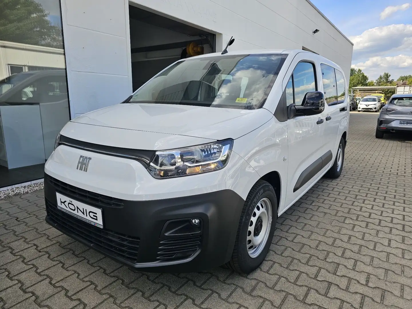 Fiat Doblo Doppelkabine KLIMA+PDC Weiß - 1