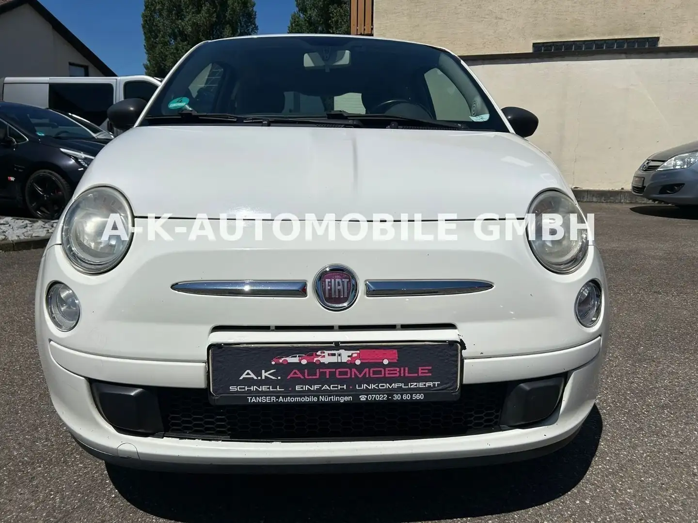 Fiat 500 Pop*KLIMA*ALLWETTER*SCHECKHEFT*PDC*2-HD* Blanco - 1