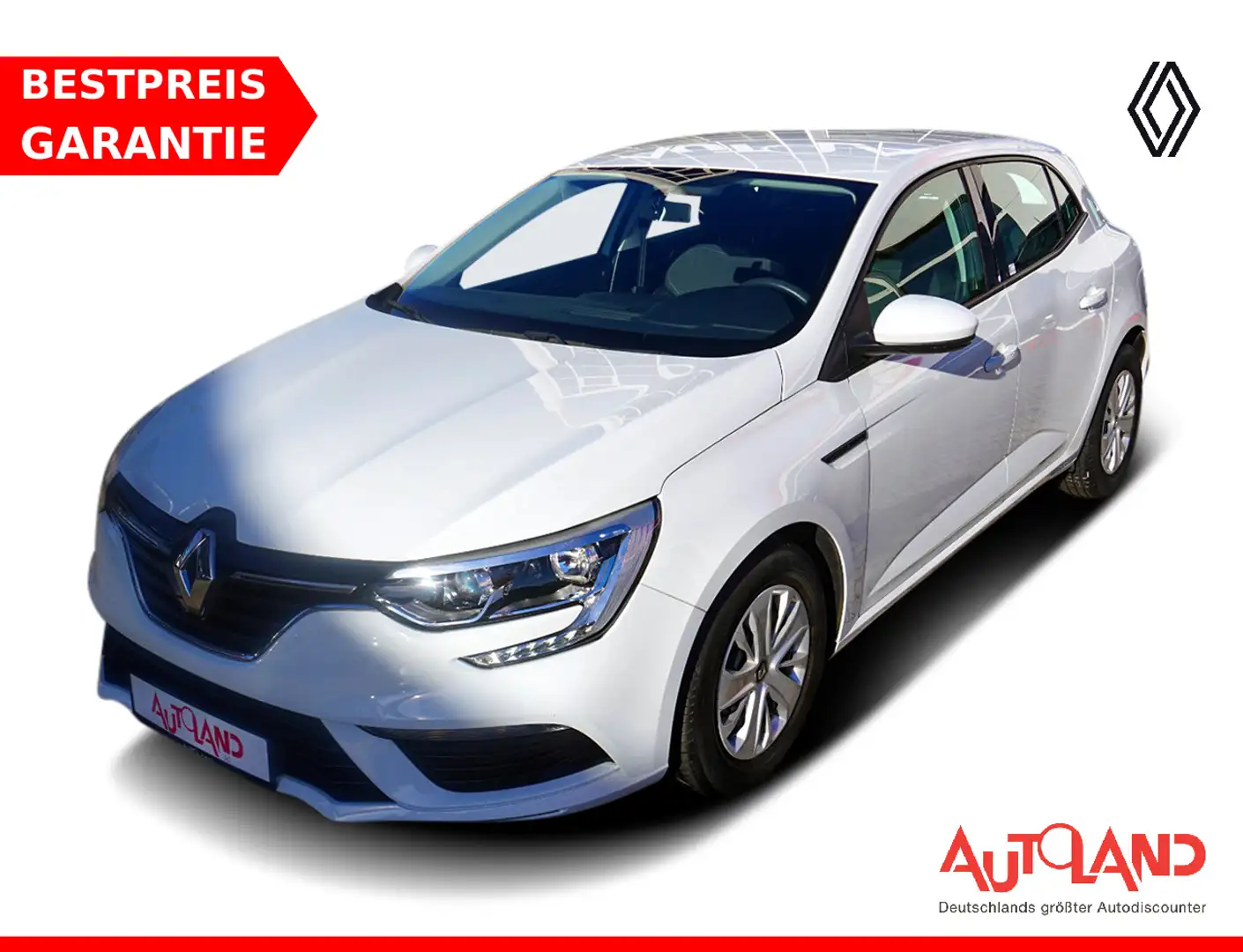 Renault Megane 1.3 TCE Life Tempomat Klima Bluetooth USB Blanc - 1