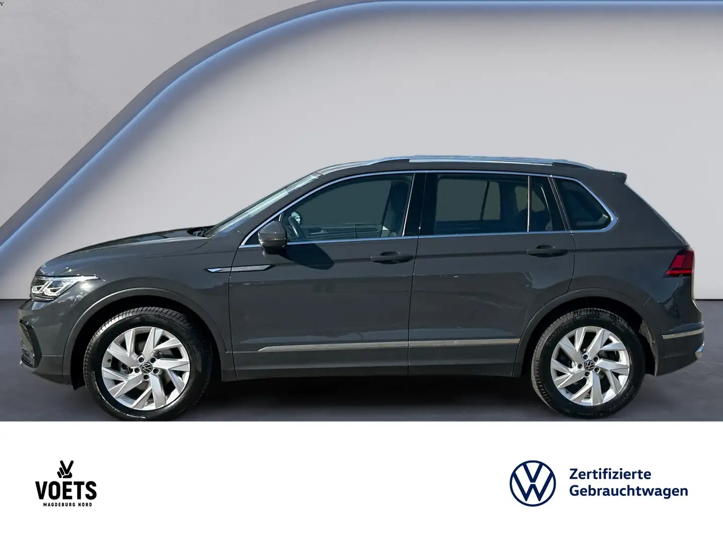 Volkswagen Tiguan 2.0TDI ELEGANCE 4Motion AHK+Navi+LED Grau - 2