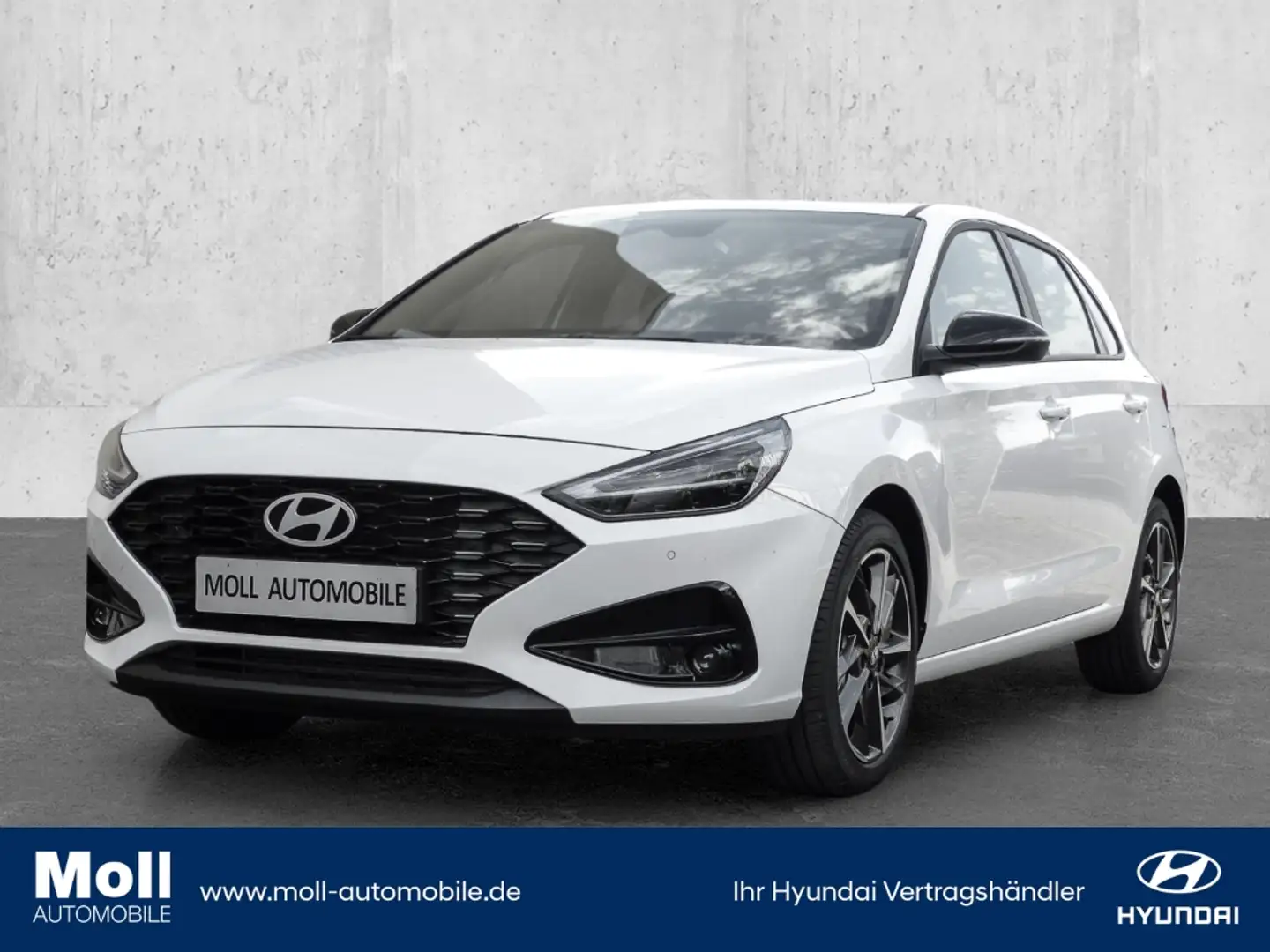 Hyundai i30 Advantage Mild-Hybrid Navi CarPlay Kamera PDC SHZ Alb - 1