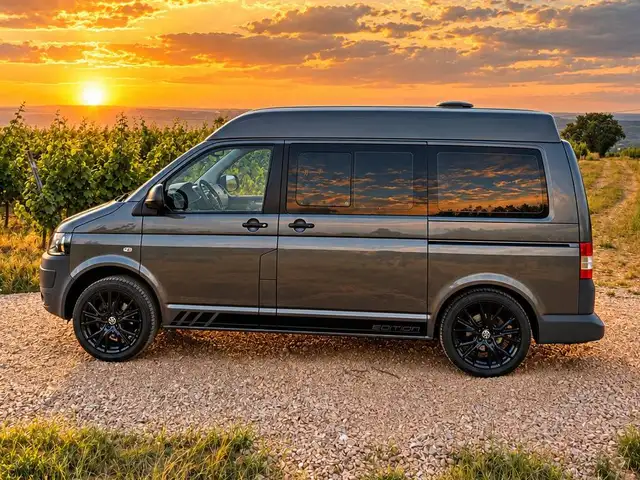 Volkswagen T5 Transporter Kombi-Mittelhochdach Camper 5 Sitzer Isofix Behörde Standheizung Klima Tempomat