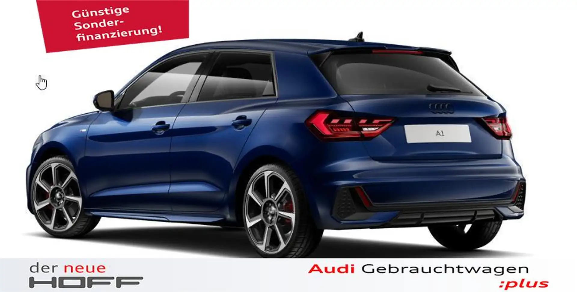 Audi A1 Sportback S line 30 18 Zoll LED Navi / APS Plus Dy Blau - 1