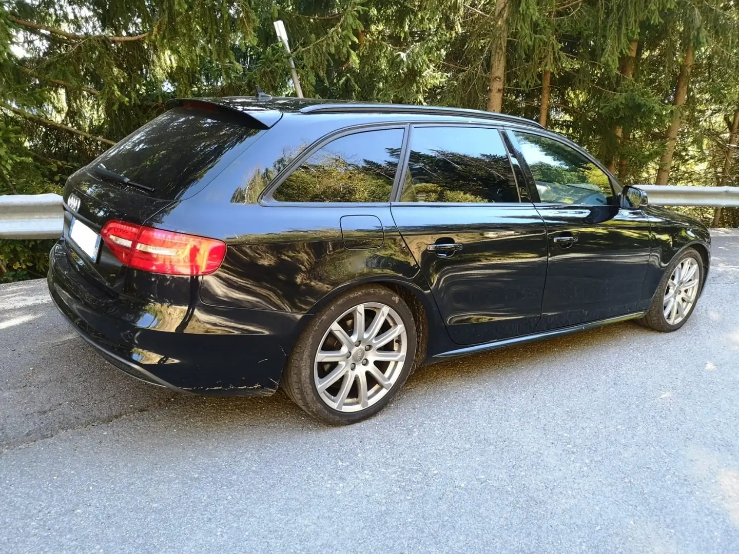 Audi A4 Avant 2.0 TDI DPF quattro 3x S line topgepflegt Schwarz - 2