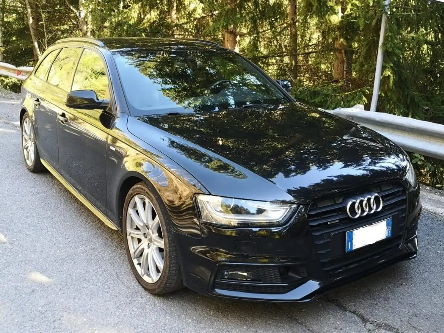 Audi A4 Avant 2.0 TDI DPF quattro 3x S line topgepflegt Schwarz - 1