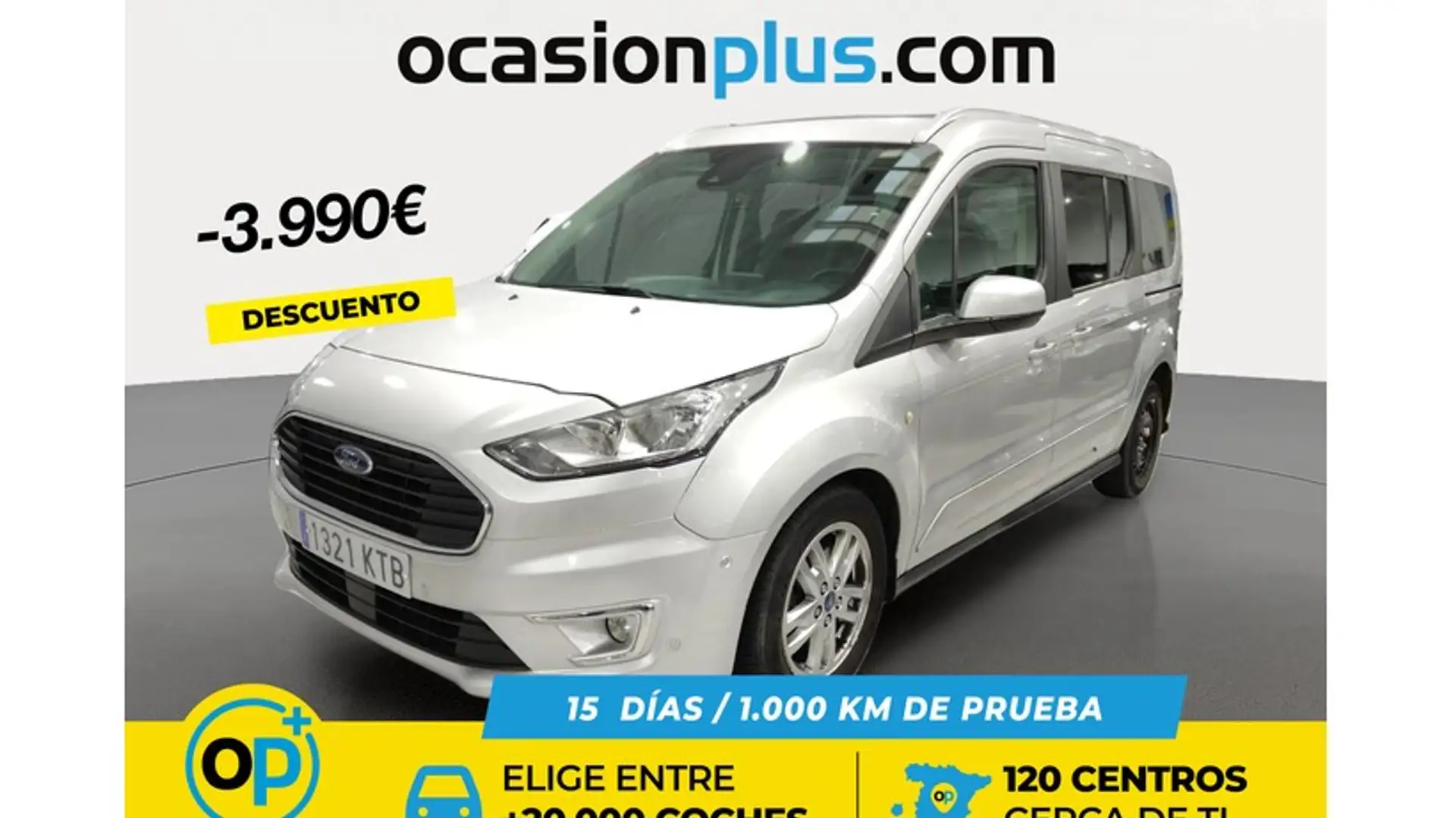 Ford Tourneo Connect Grand 1.5TDCi Auto-S&S Titanium Aut. 120 Argent - 1