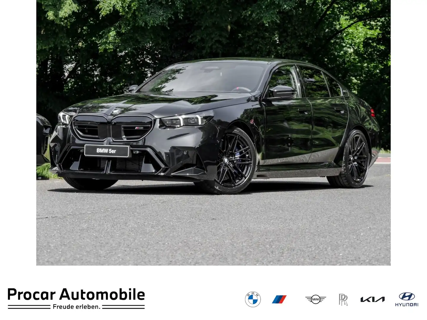 BMW M5 Limousine ADAPT.LED+AHK+DA PROF+HuD+360°+PANO Zwart - 1