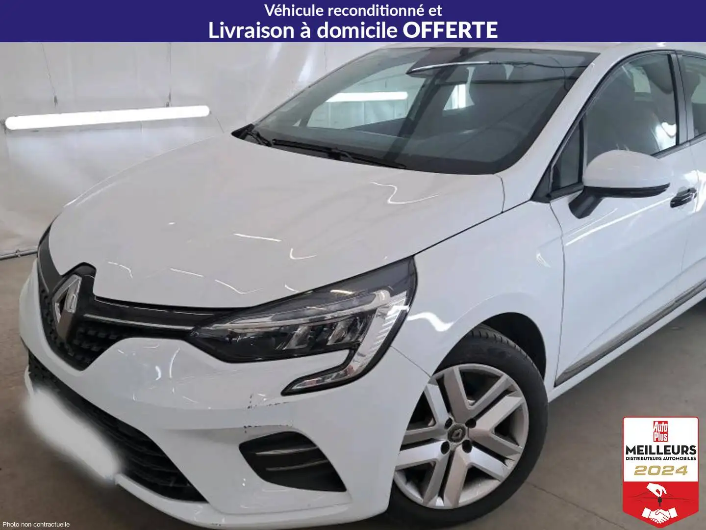 Renault Clio Clio SCe 65 Zen +Clim auto Blanc - 1