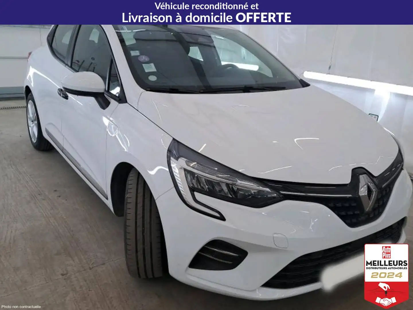 Renault Clio Clio SCe 65 Zen +Clim auto Blanc - 2