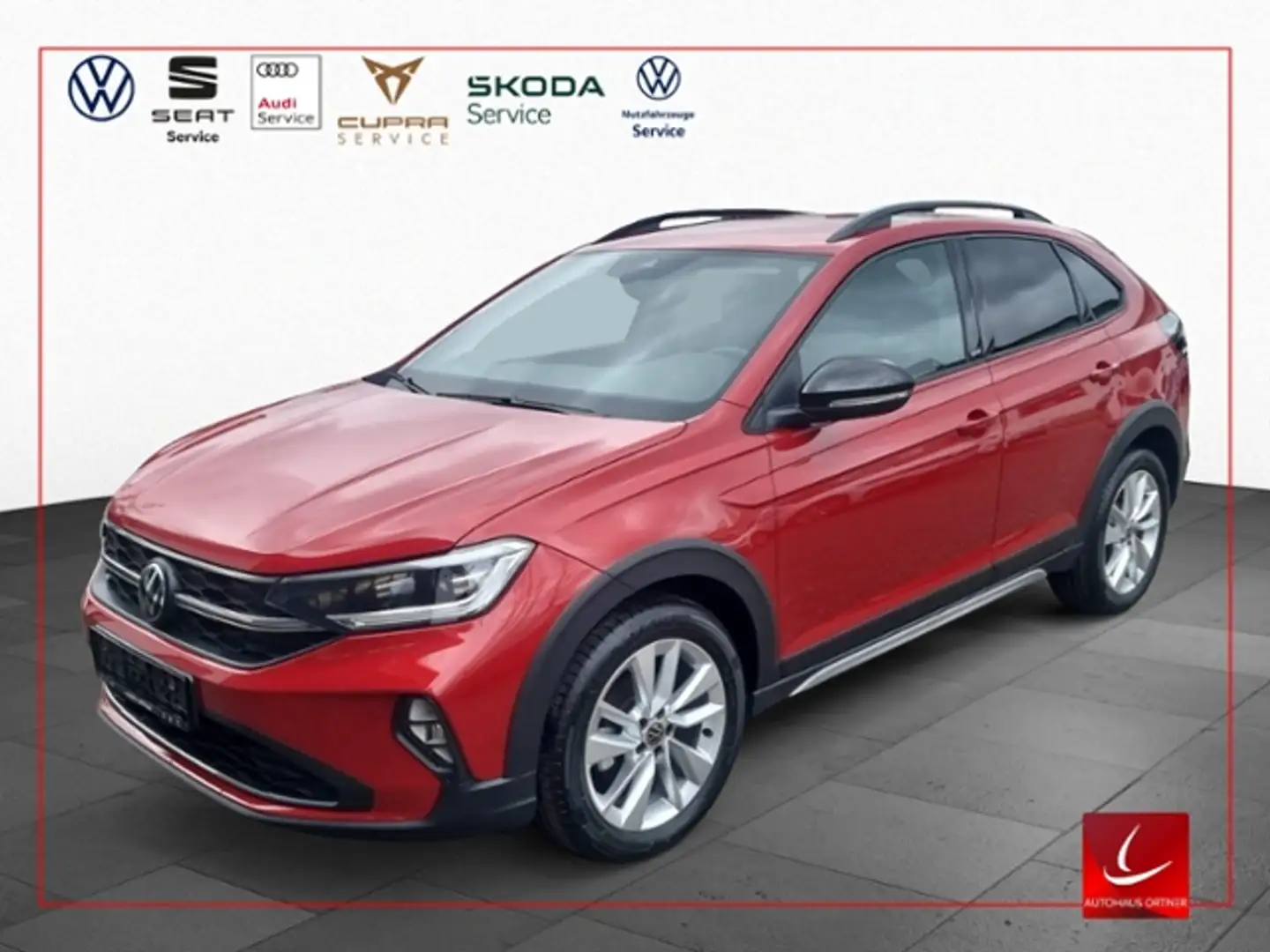 Volkswagen Taigo 1,0 TSI DSG MOVE MATRIX-LED NAVI AHK DCP TRAVEL A Rot - 1
