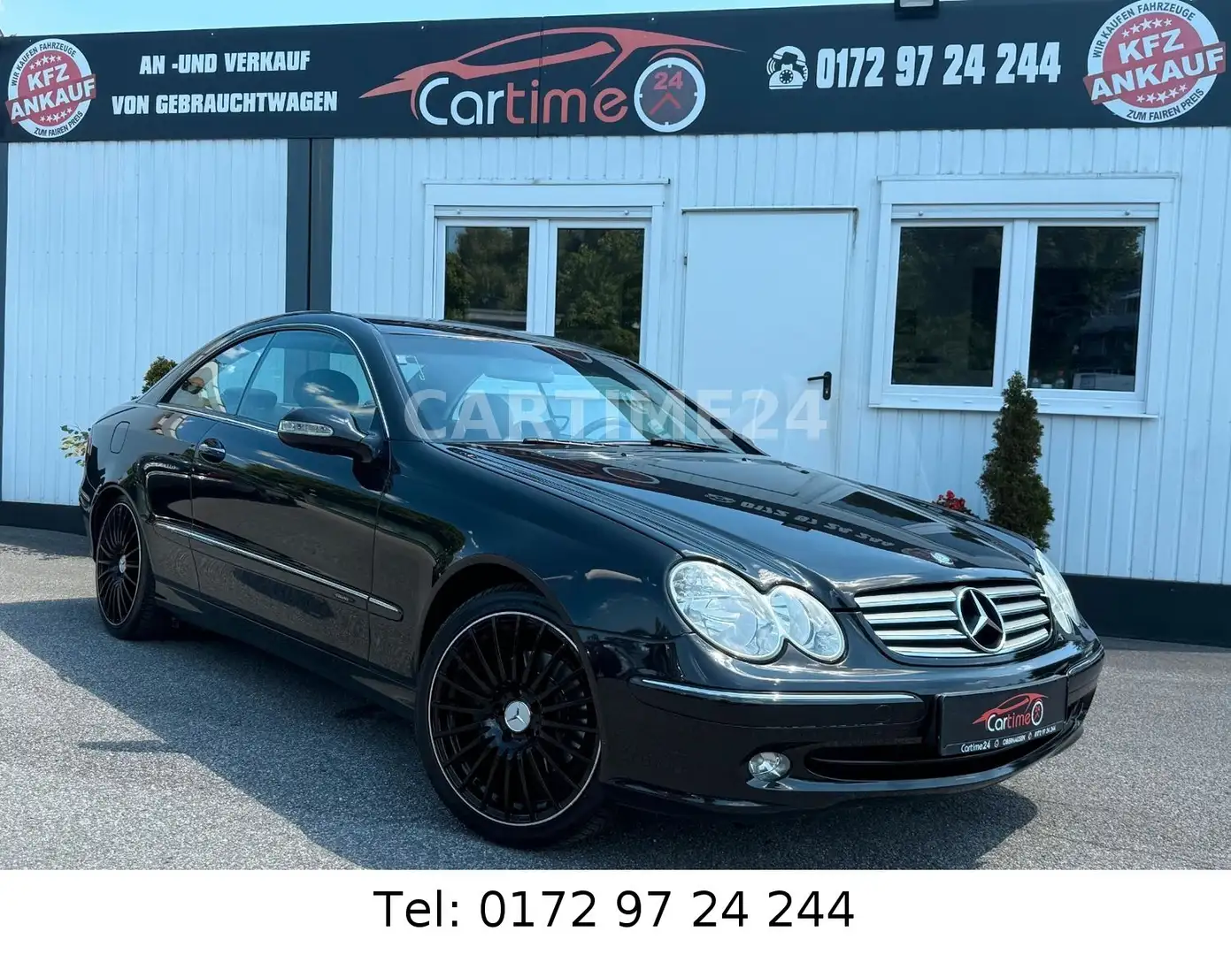 Mercedes-Benz CLK 320 Coupe Elegance*RENTNER*SAMMMLER ZUSTAND* Fekete - 2