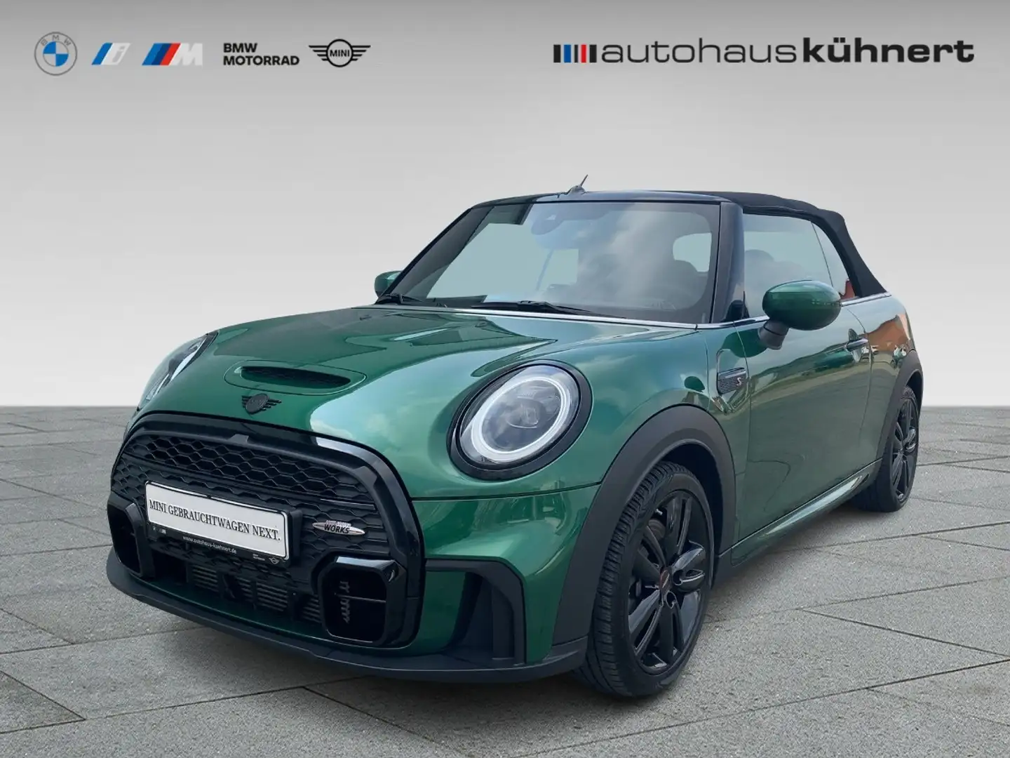MINI Cooper S Cabrio JCW Aero PianoBlack RFK adapt.Fw. Grün - 1
