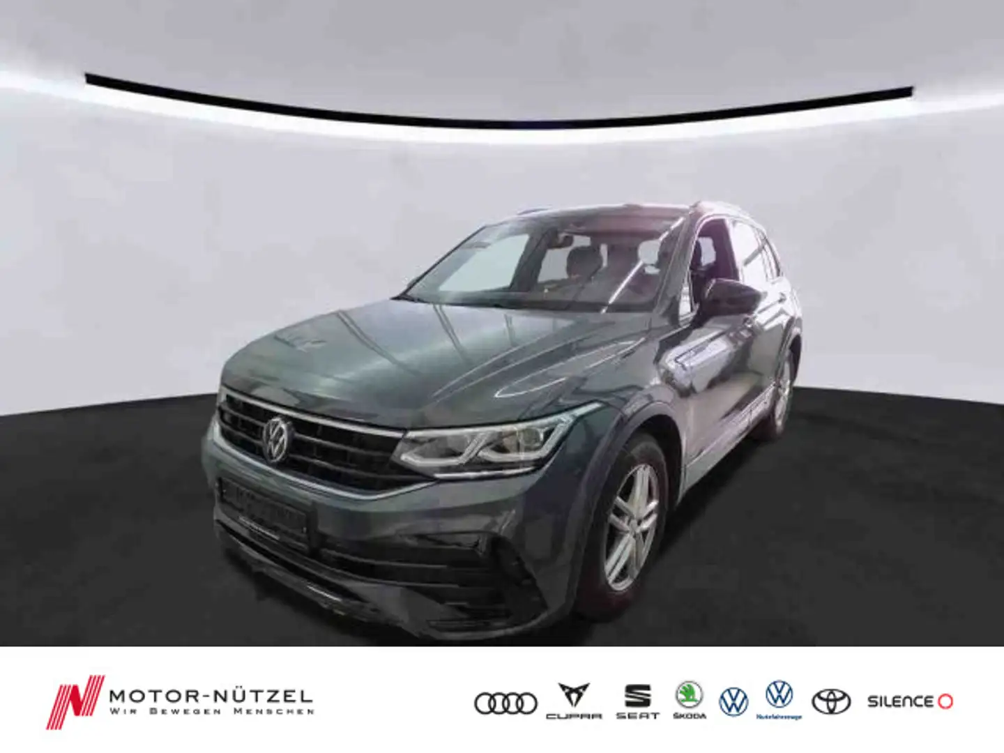 Volkswagen Tiguan 2.0 TDI 4M DSG R-LINE IQ+NAVI+STDHZG+AHK Grau - 1