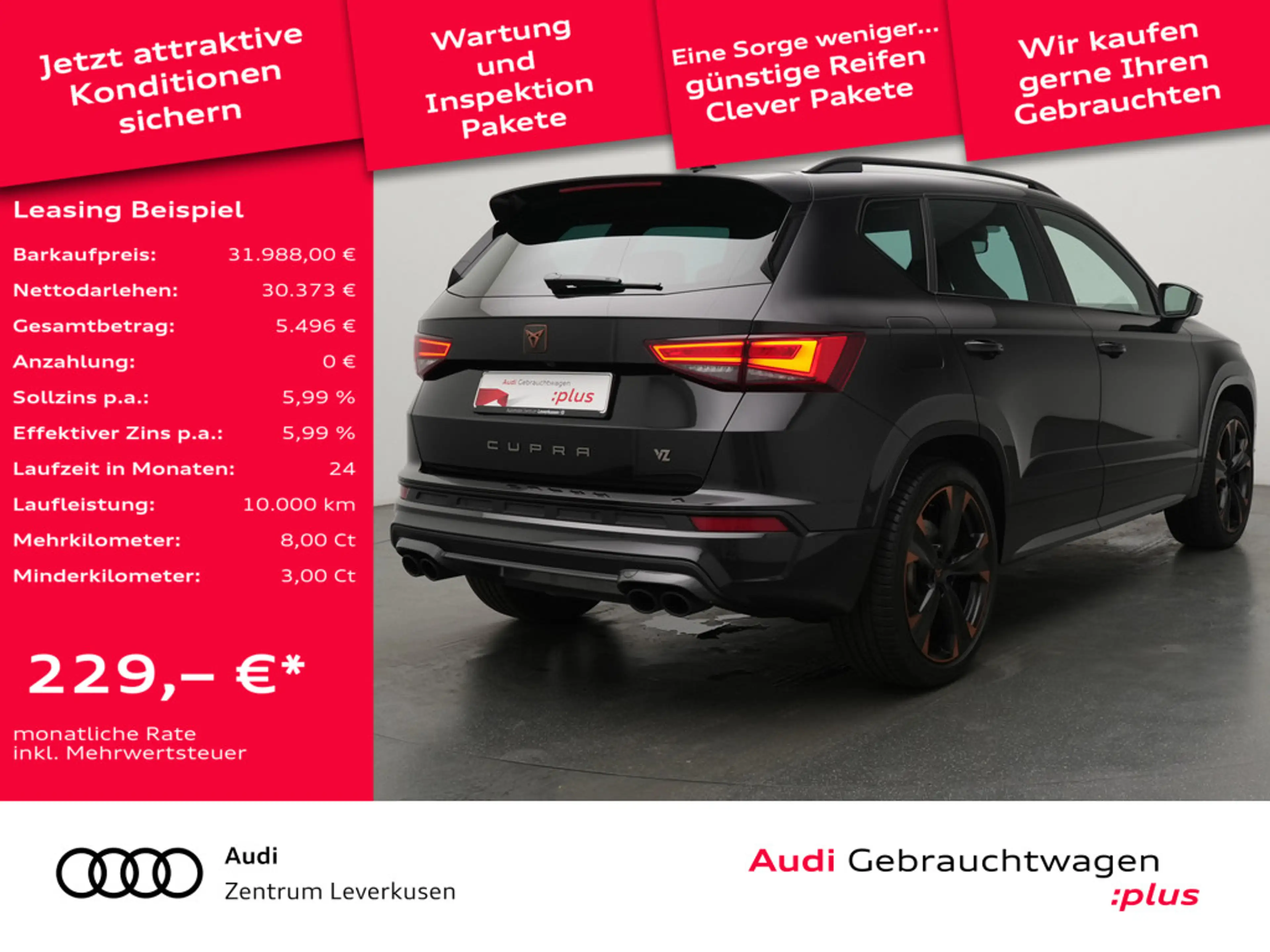 CUPRA Ateca VZ 4Drive DCC LED 360° KAM ACC PDC NAVI — photo 2