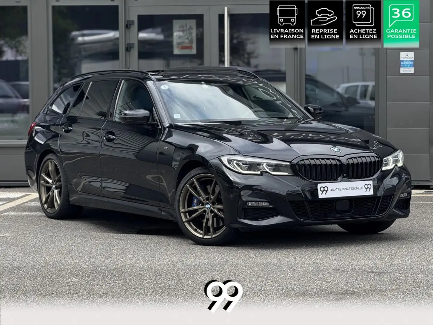 BMW 330 SERIE touring 330d xDrive Touring M Sport - BVA Sport TOURING G21 330d xDrive PHASE 1 Negro - 1