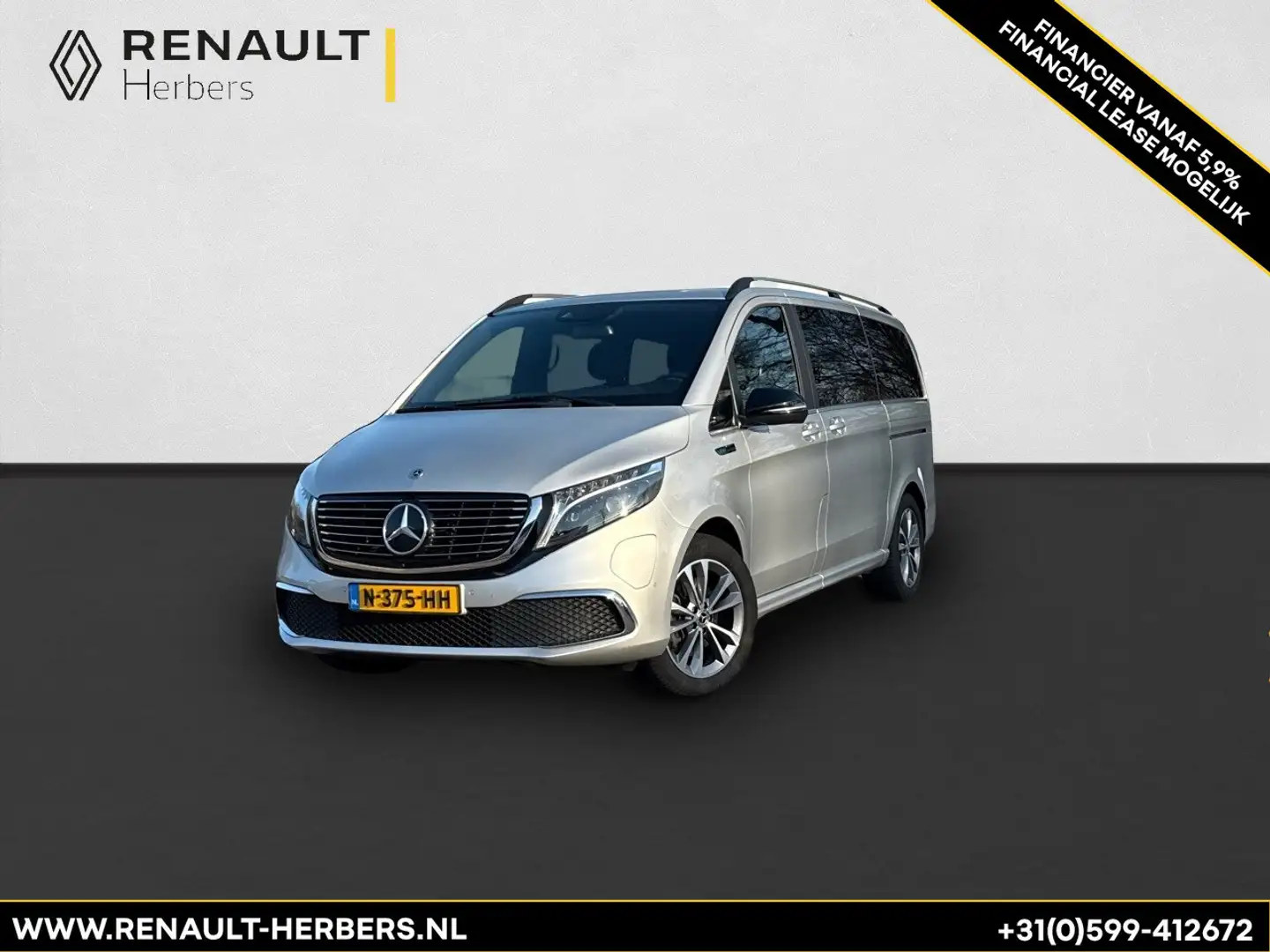 Mercedes-Benz EQV 300 L2 Avantgarde 90 kWh BURMESTER / GROOT NAVI / CAME Grijs - 1