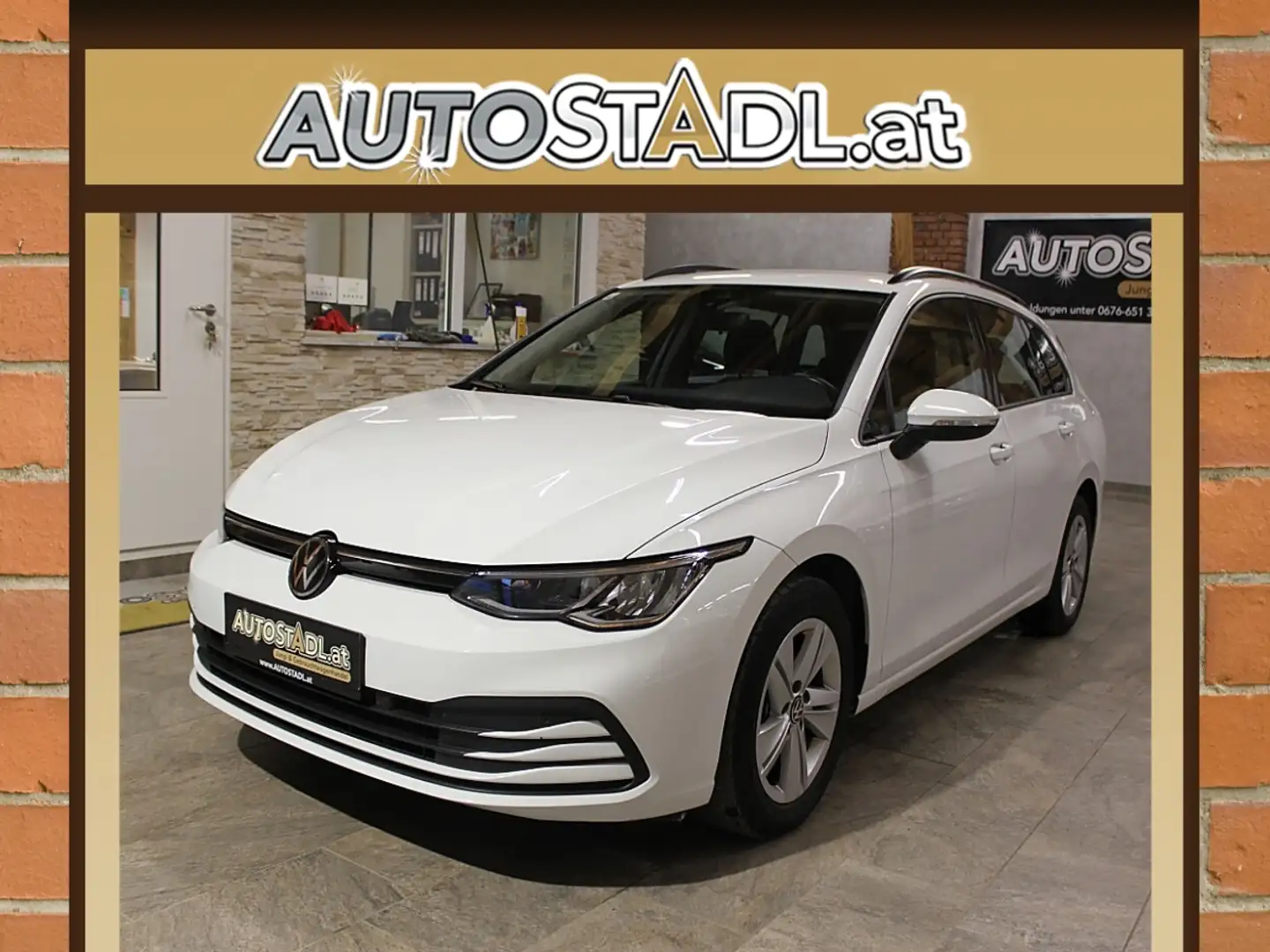Volkswagen Golf Variant 1,0 eTSI Life DSG Weiß - 1