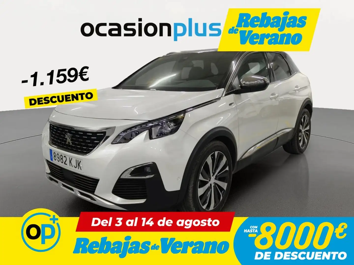 Peugeot 3008 2.0BlueHDi GT S&S EAT8 180 Blanco - 1