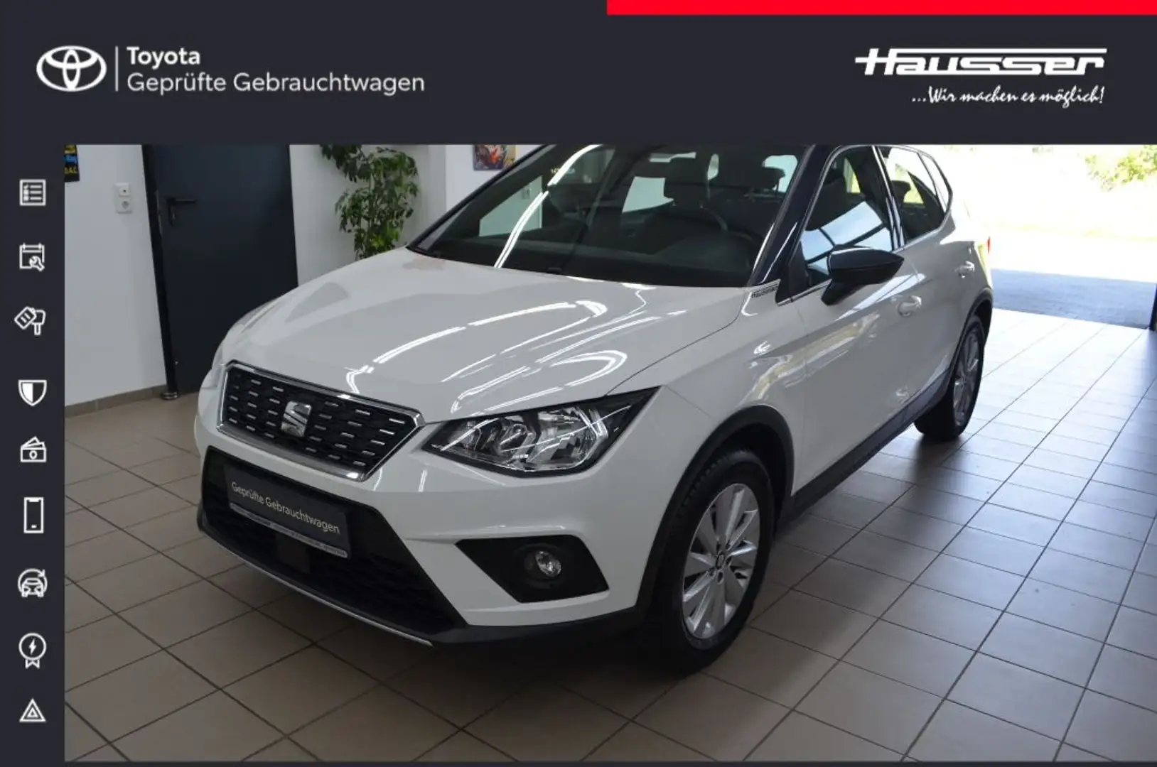 SEAT Arona 1.0 TSI OPF XCELLENCE*NAVI*SHZ*KAMERA*ACC Weiß - 1
