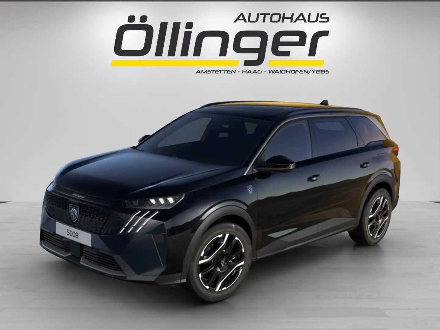 Peugeot 5008 PHEV GT 195 e-DCS7 Aut. Schwarz - 1