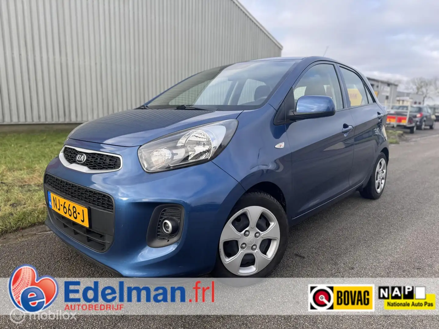 Kia Picanto 1.0 CVVT EconomyPlusLine | 5DRS | AIRCO | ISOFIX Blau - 1