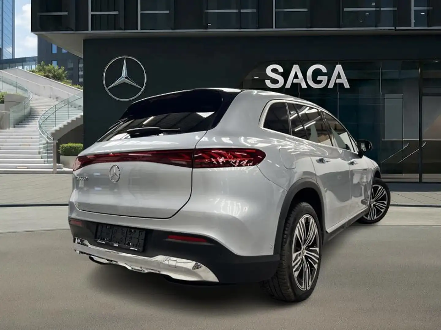 Mercedes-Benz EQS SUV 450+ 7 PLACES Luxury Line Silber - 2