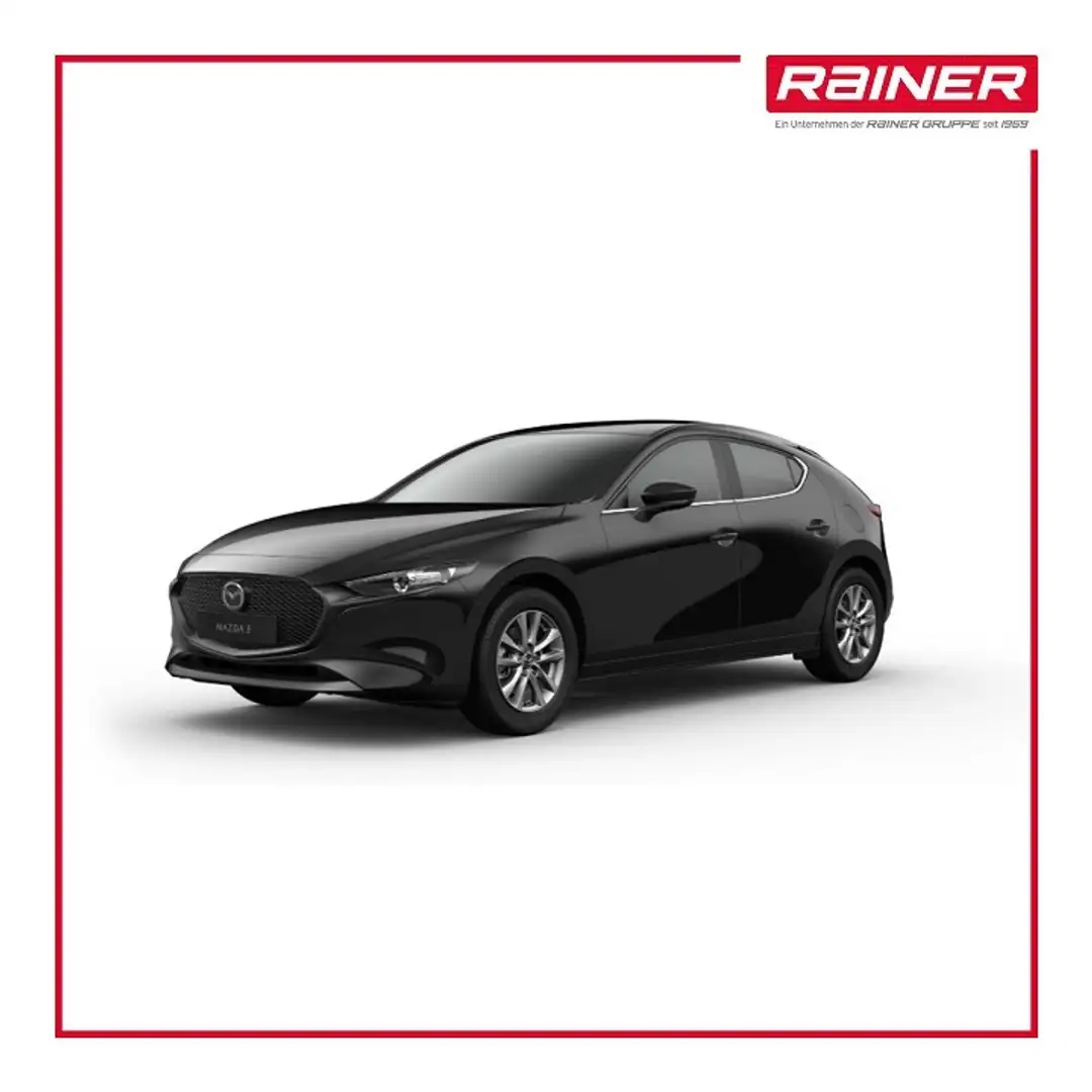Mazda 3 Mazda3 Sedan e-Skyactiv G140 Exclusive-Line Aut. Schwarz - 1