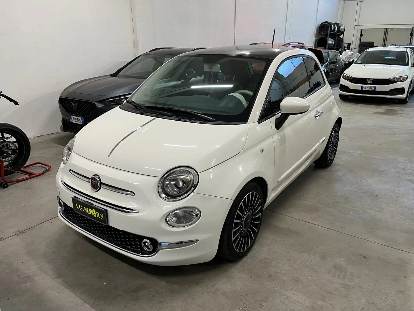 Fiat 500 500 0.9 t.air turbo Lounge 85cv dualogic Bianco - 1