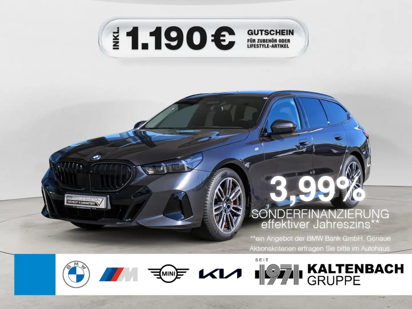 BMW 540 d Touring xDrive M-Sport Pro STANDHZ AHK Grau - 1