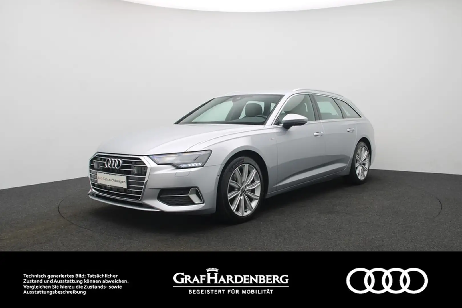 Audi A6 Avant 40 TDI S line LED Navi B&O ACC Argent - 1
