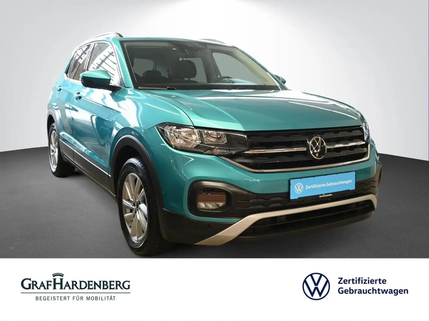 Volkswagen T-Cross 1.0 TSI Life PDC SzHzg Navi ACC Blau - 1