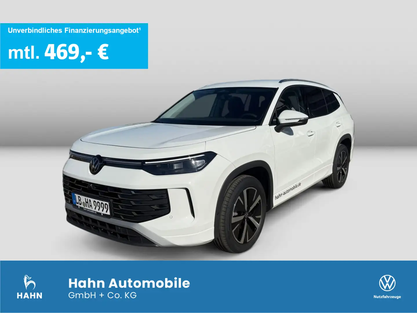 Volkswagen Tayron Elegance 1,5l eTSI 110kW 150PS DSG 7-Sitz Weiß - 1