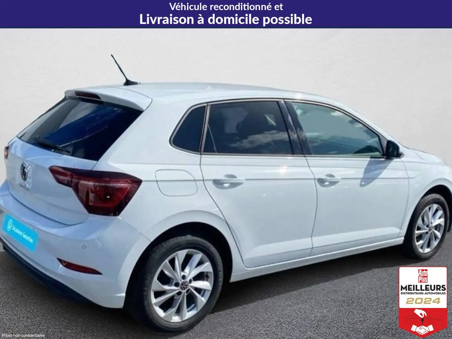 Volkswagen Polo 1.0 tsi 95 s\u0026s dsg7 style Blanc - 2