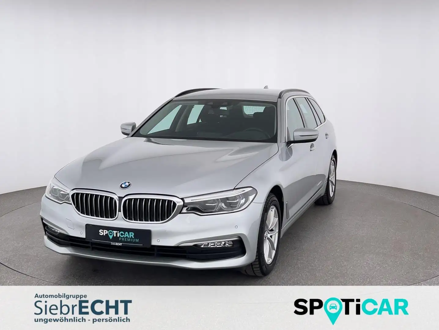 BMW 520 d 2.0*NAVI*SHZ*RFK*uvm Plateado - 1