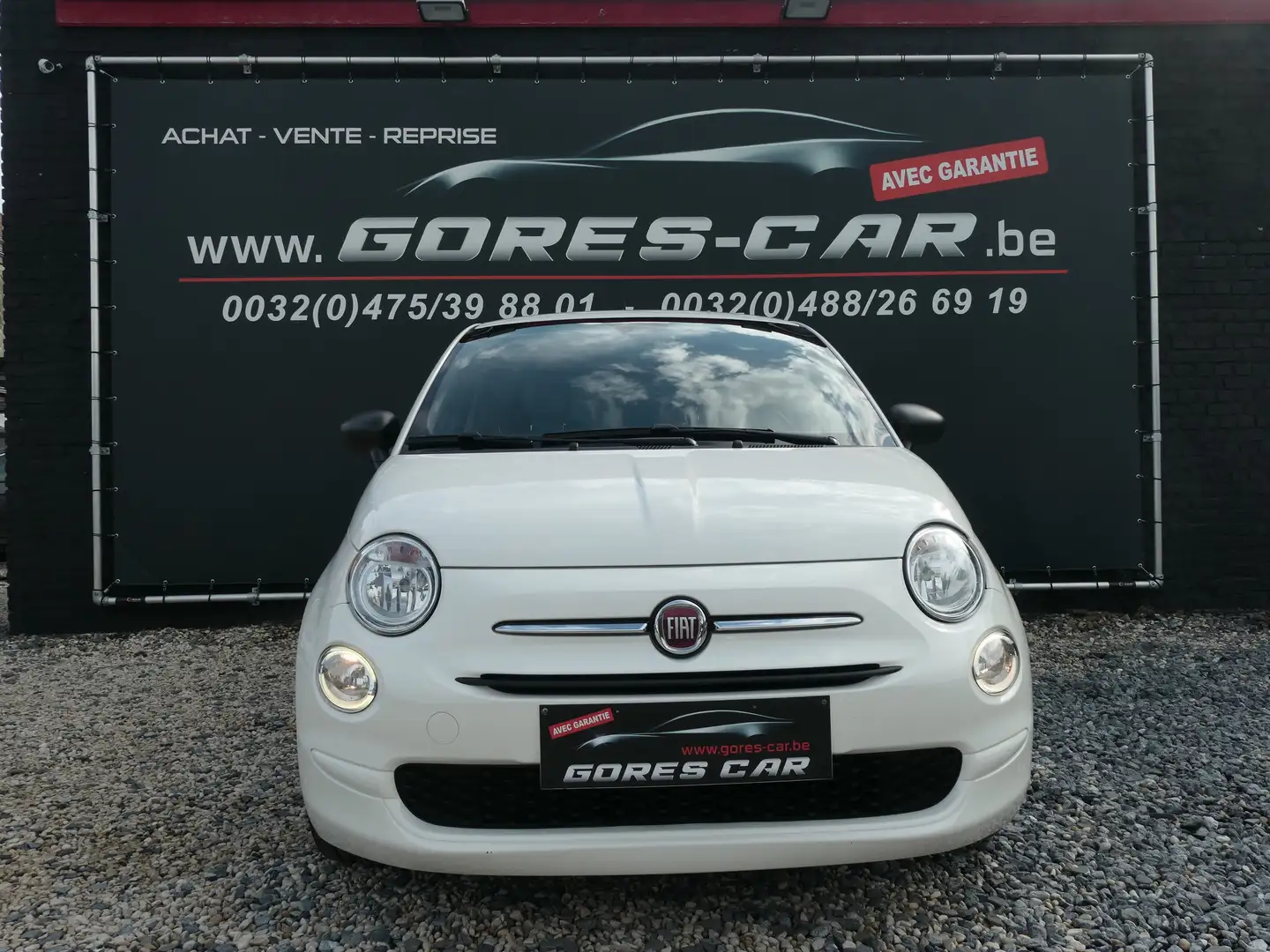 Fiat 500 1.0i  / 1 ER PROP. / AIRCO / GAR.1AN Blanc - 2