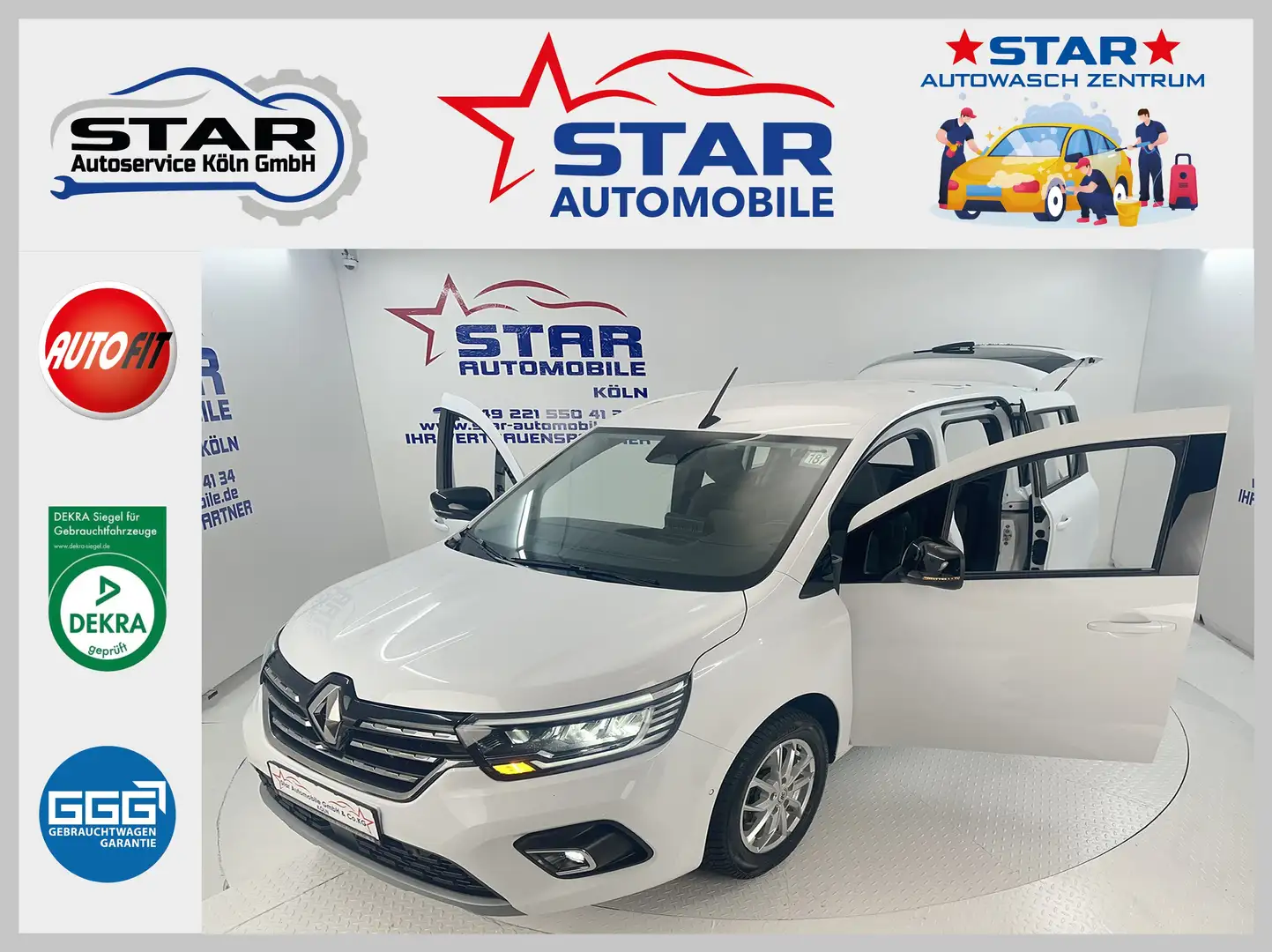 Renault Kangoo Kangoo III Edition One 1.5 dCi FAP*NAVI*LED*EU 6d Wit - 1